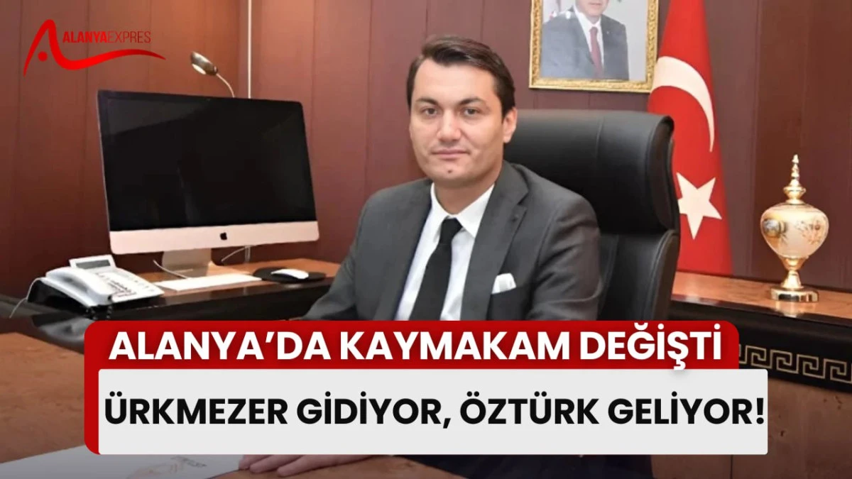 Alanya’da Veda ve Yeni Başlangıç: Kaymakamlık Koltuğu El Değiştirdi!