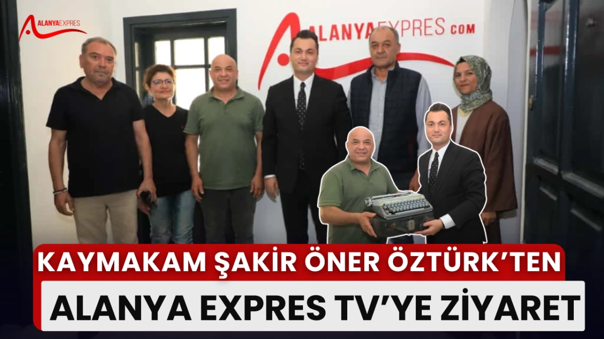 Alanya’nın sesiyle buluştu: Kaymakam Öztürk, Expres TV ekibiyle bir araya geldi