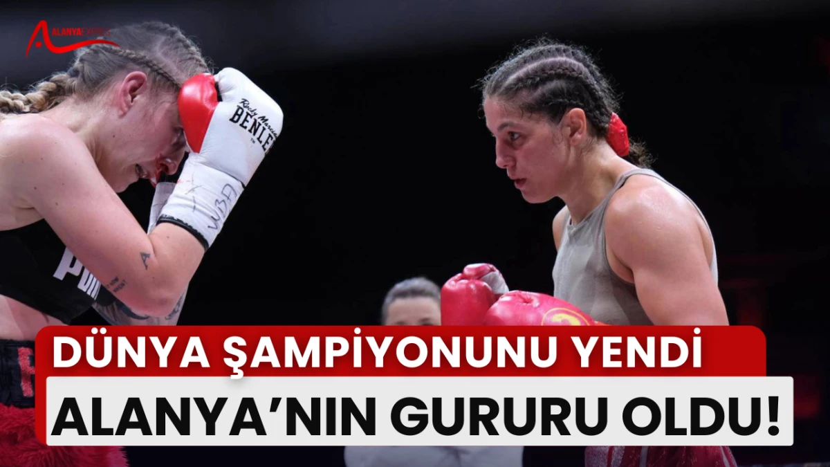 “ALKÜ öğrencisi Seren Ay Çetin, WBA Altın Kemer maçını kazanarak şampiyon oldu”