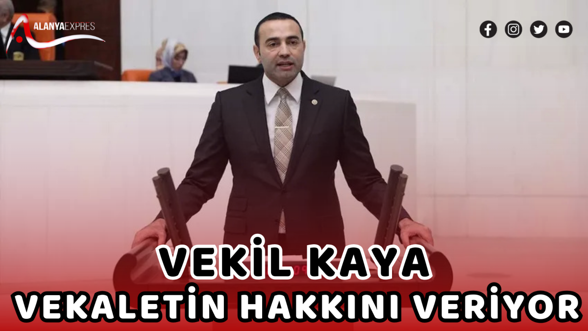 AYKUT KAYA VATANDAŞIN SIKINTILARINI MECLİS GÜNDEMİNE TAŞIMAYA DEVAM EDİYOR 