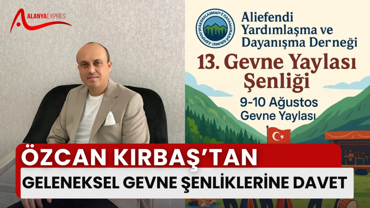 Gevne Şenliği 13. Kez Yörük Kültürünü Yaşatacak
