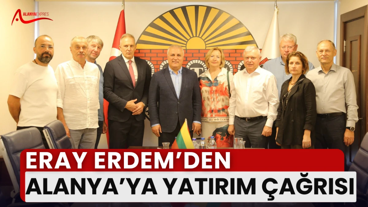 Litvanya heyeti ALTSO’da ağırlandı, karşılıklı iş birliği fırsatları görüşüldü.