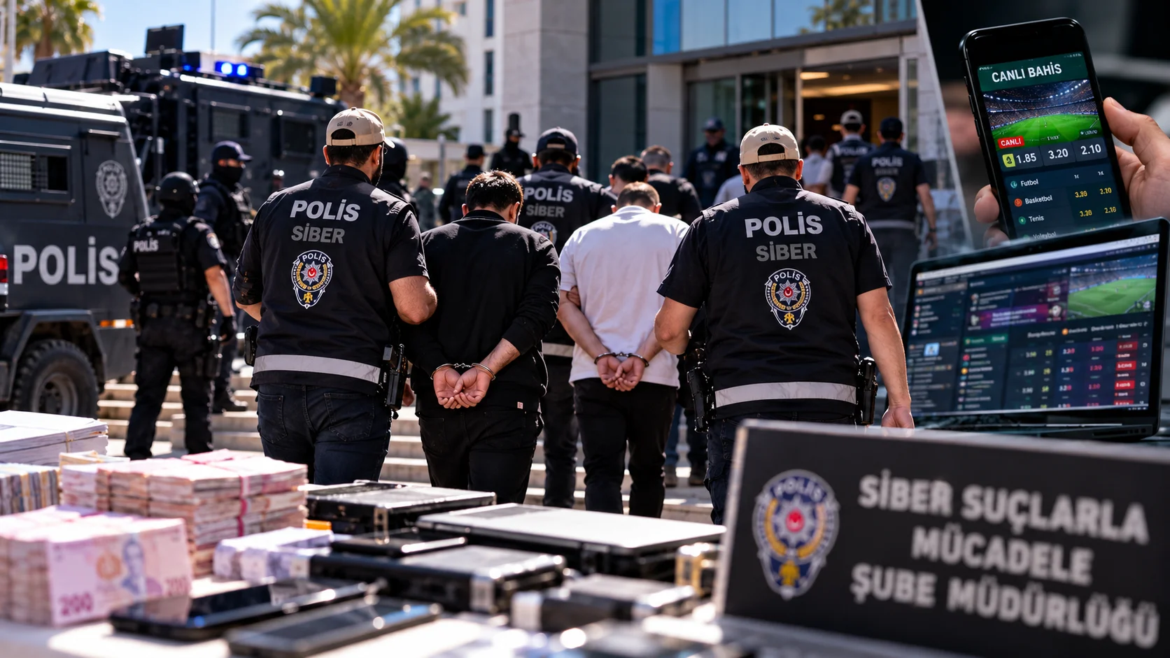 Antalya Dahil 5 İlde Dev Bahis Operasyonu!